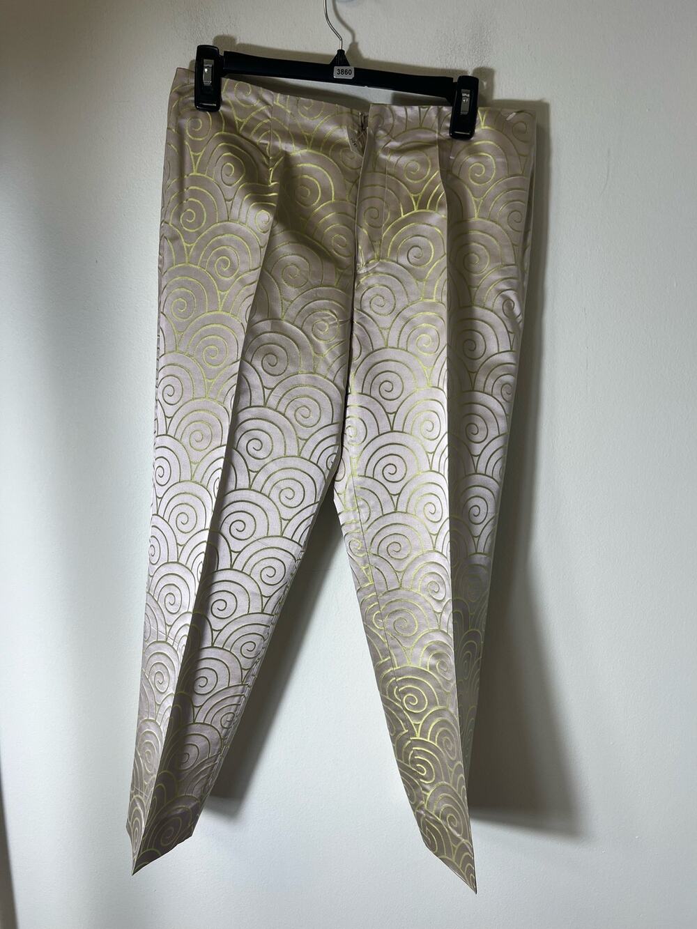Redwood Court Beige silk pants size 8
